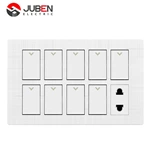 9 GANG + 1 SOCKET