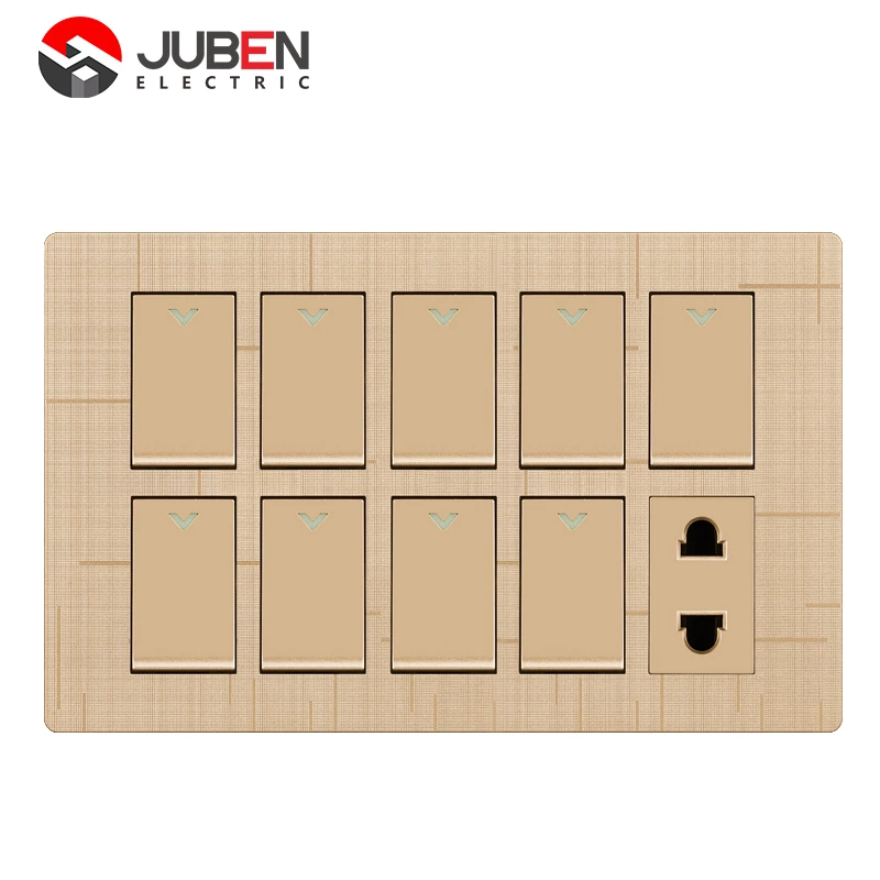 9 GANG + 1 SOCKET