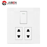 1 GANG + 2 SOCKET