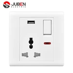 1 GANG MF SOCKET USB WITH INDICATOR