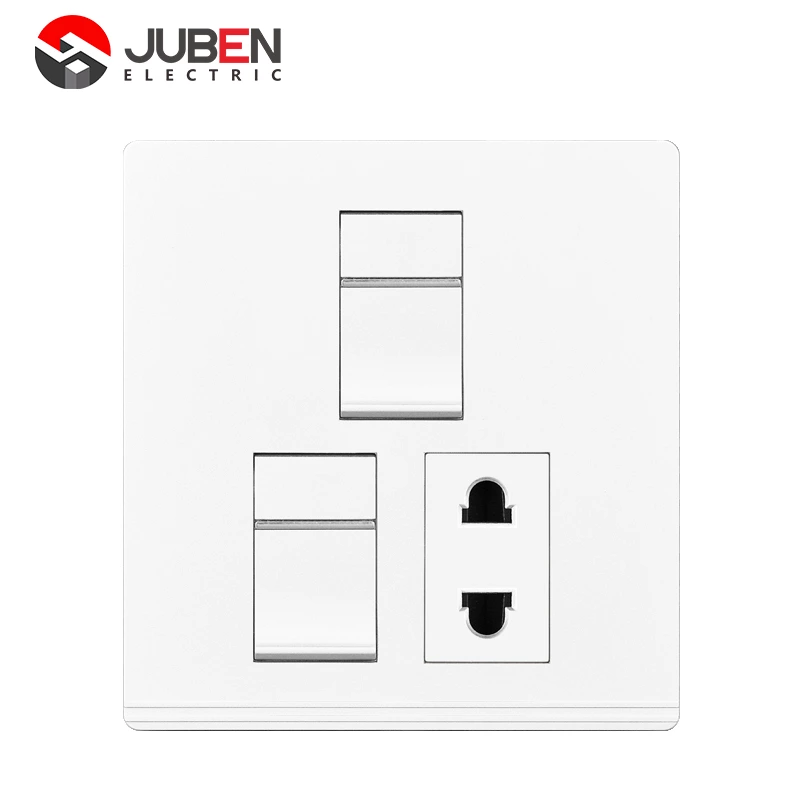 2 GANG + 1 SOCKET