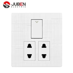 1 GANG + 2 SOCKET