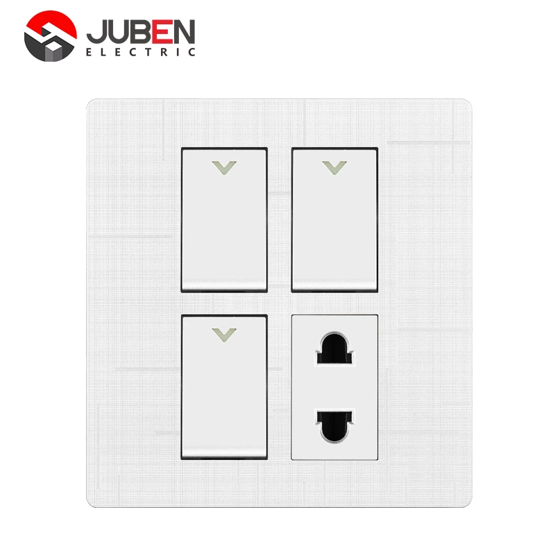 3 GANG + 1 SOCKET