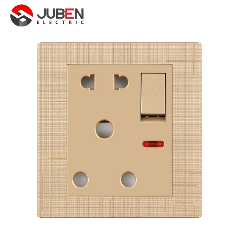 1GANG 2PIN 15A SOCKETWITH INDICATOR