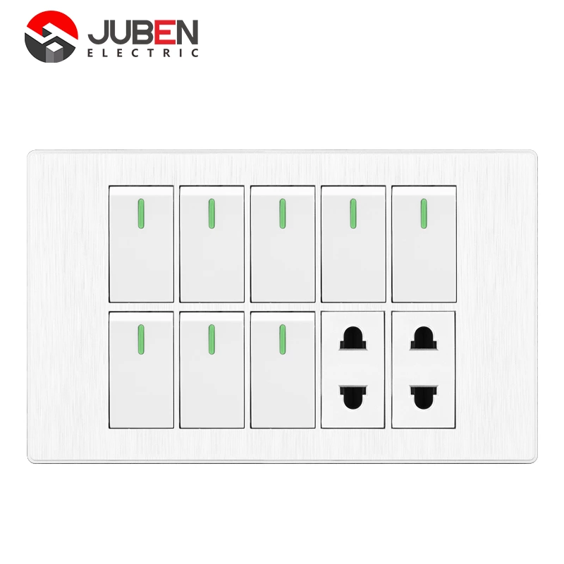 8 GANG + 2 SOCKET