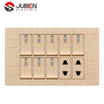 8 GANG + 2 SOCKET