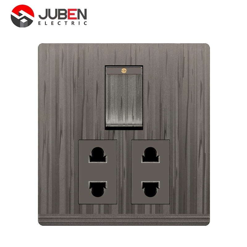 1 GANG + 2 SOCKET