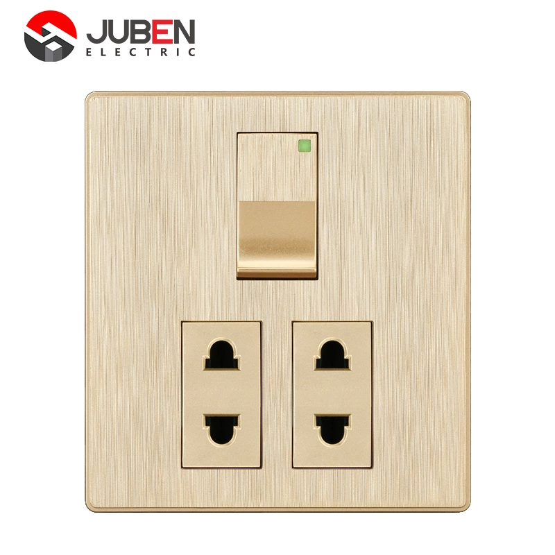 1 GANG + 2 SOCKET