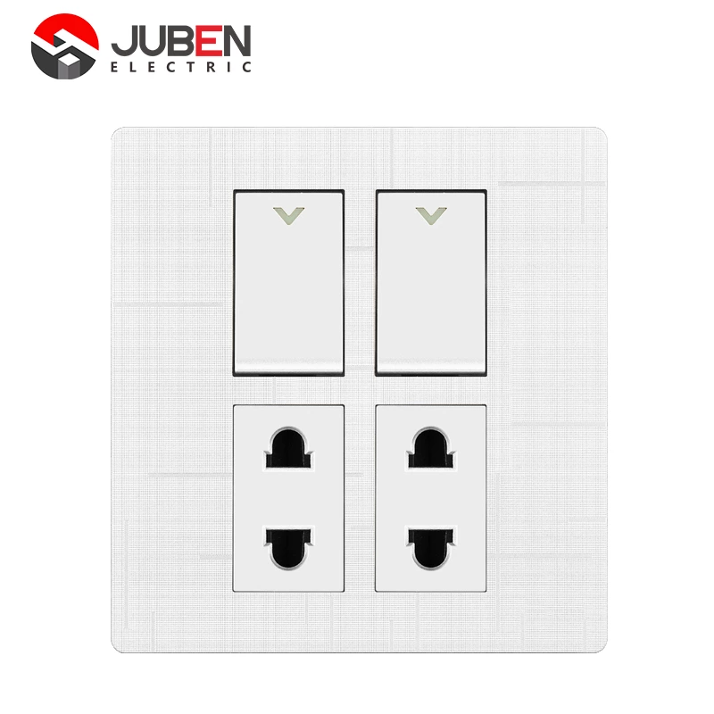 2 GANG + 2 SOCKET