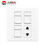 3 GANG + 1 SOCKET