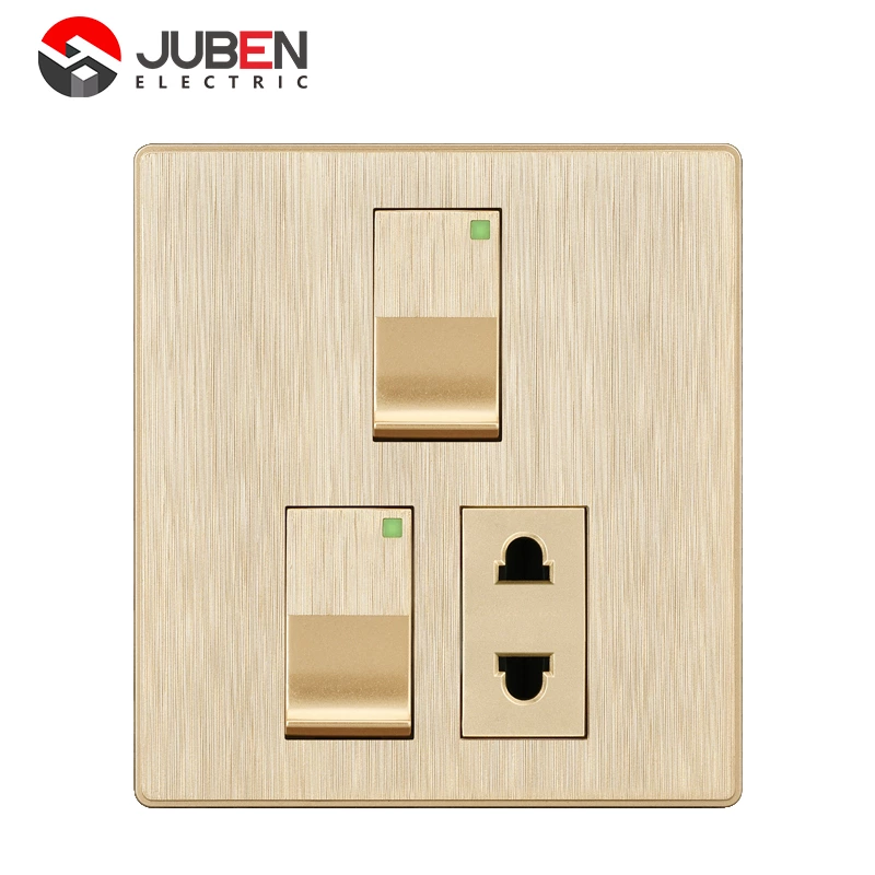 2 GANG + 1 SOCKET