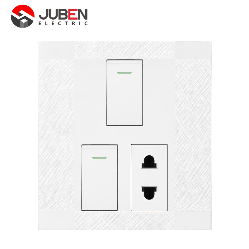 2 GANG + 1 SOCKET