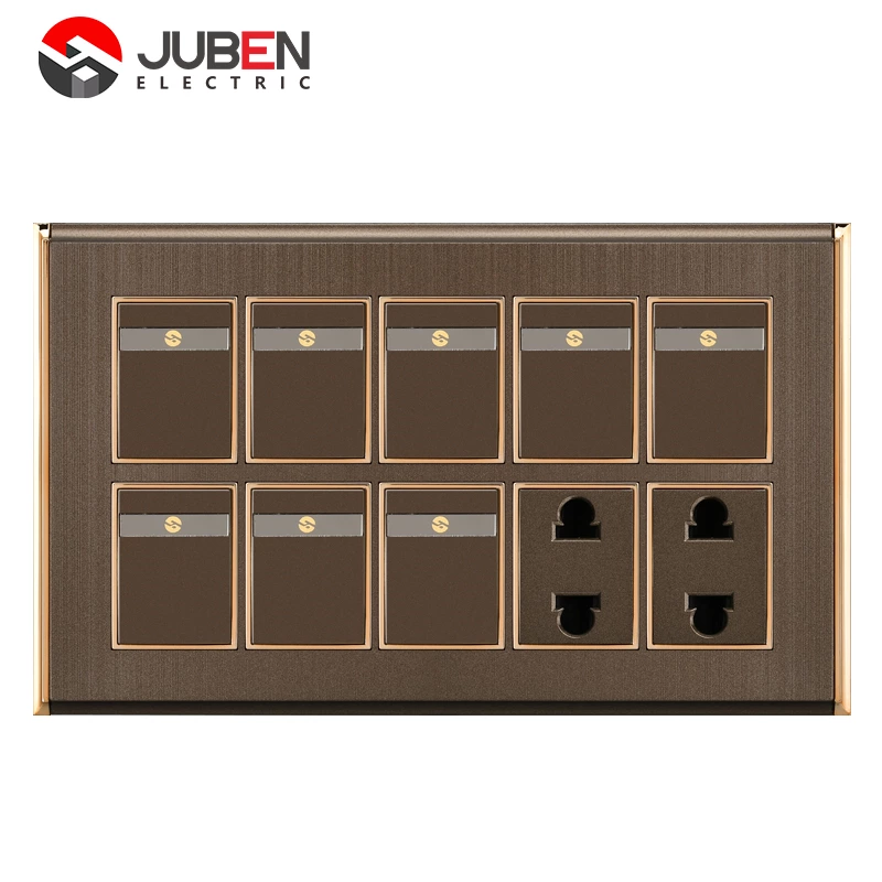 8 GANG + 2 SOCKET