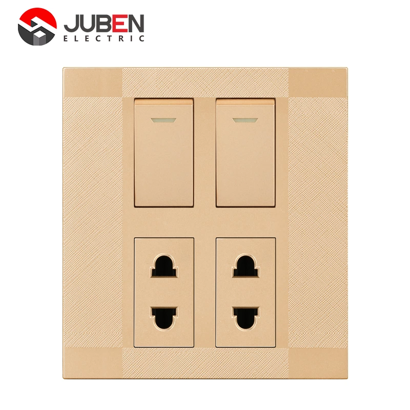 2 GANG + 2 SOCKET