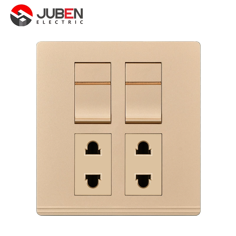 2 GANG + 2 SOCKET
