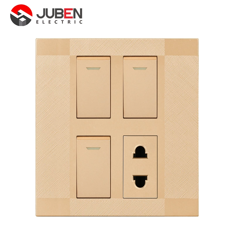 3 GANG + 1 SOCKET