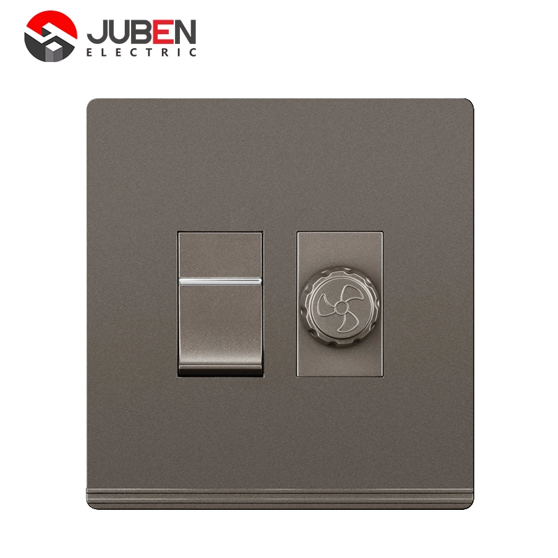 1 GANG + DIMMER WITH FAN