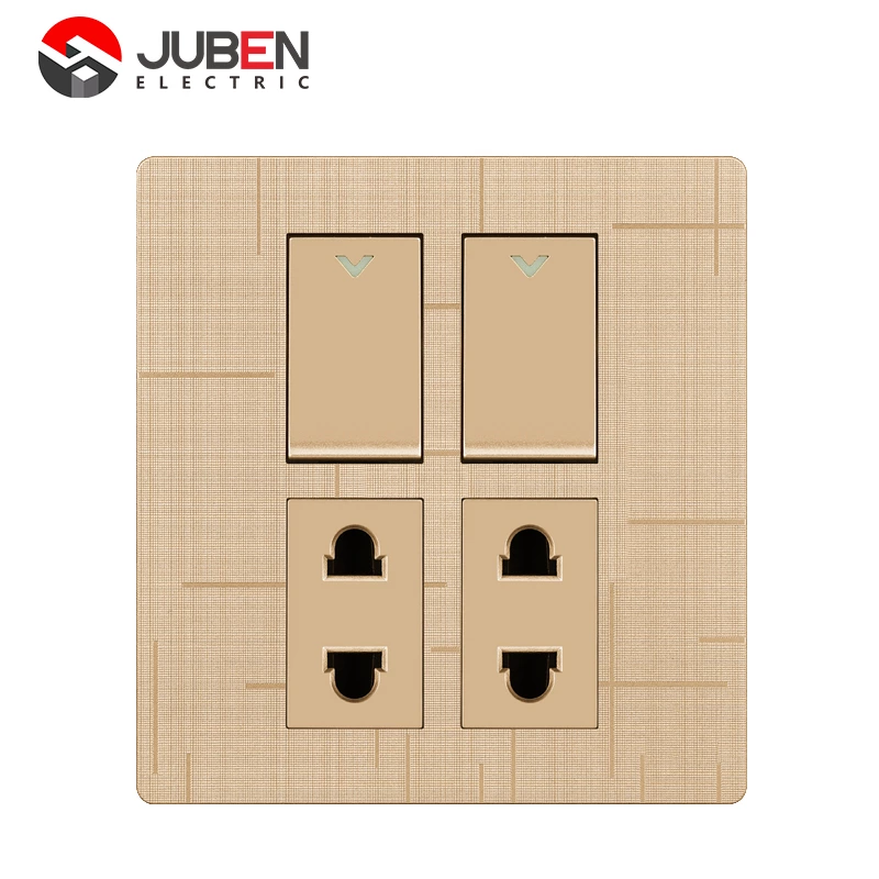 2 GANG + 2 SOCKET