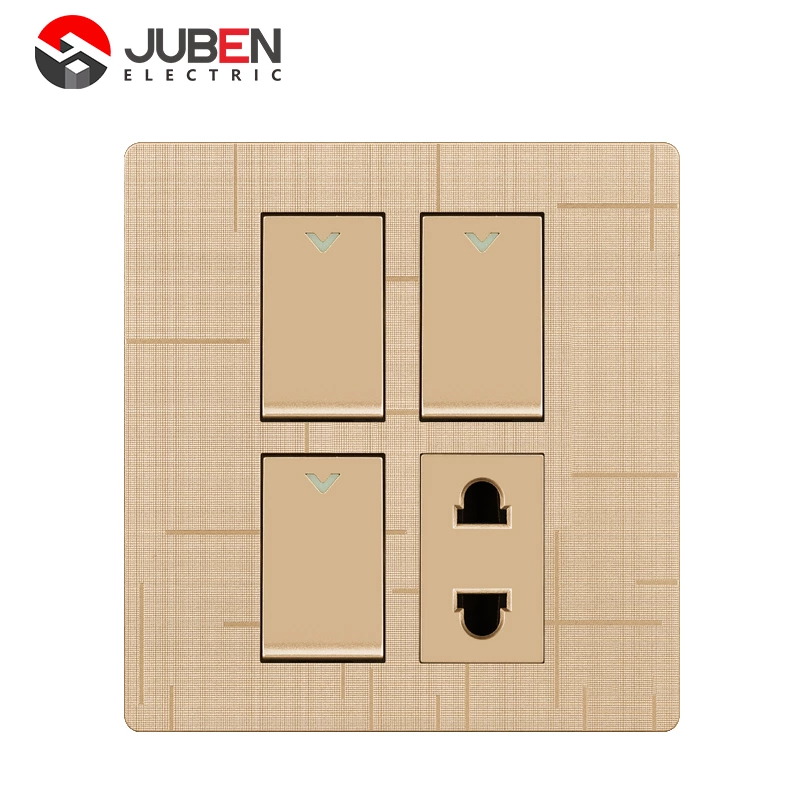 3 GANG + 1 SOCKET