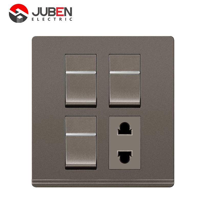 3 GANG + 1 SOCKET