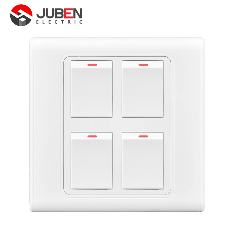 4 GANG 1 WAY SWITCH