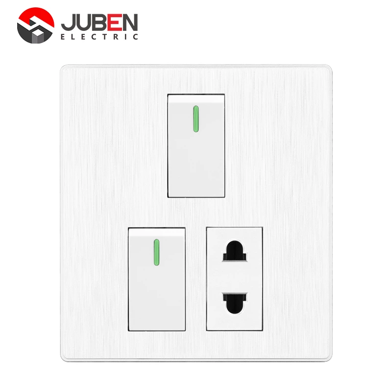 2 GANG + 1 SOCKET