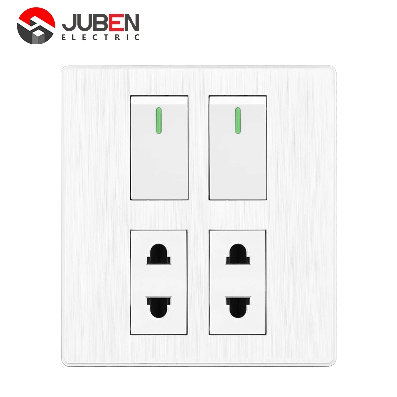 2 GANG + 2 SOCKET