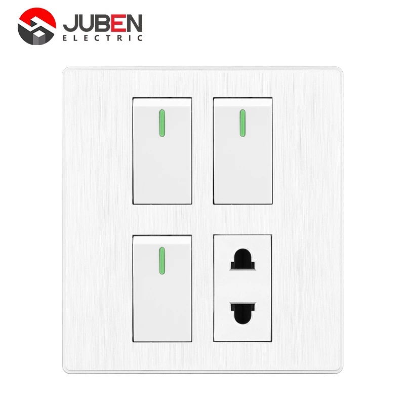 3 GANG + 1 SOCKET