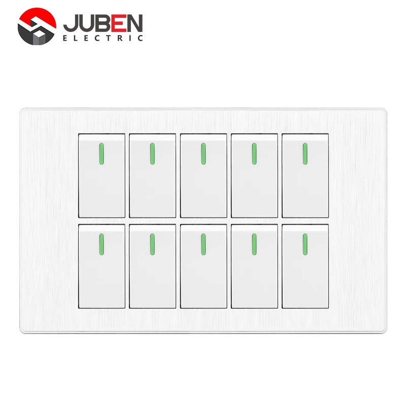 10 GANG 1 WAY SWITCH