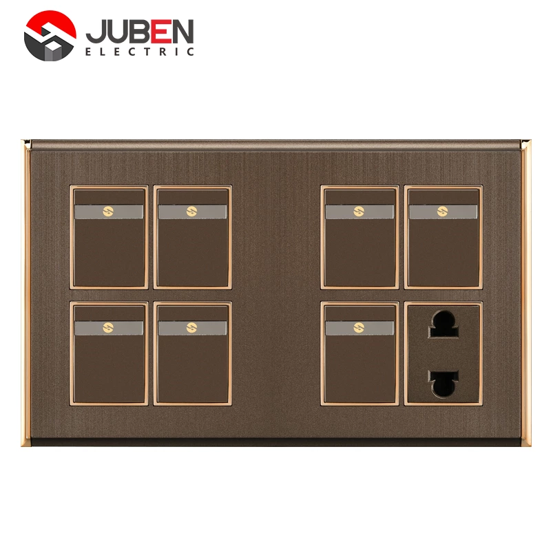 7 GANG + 1 SOCKET