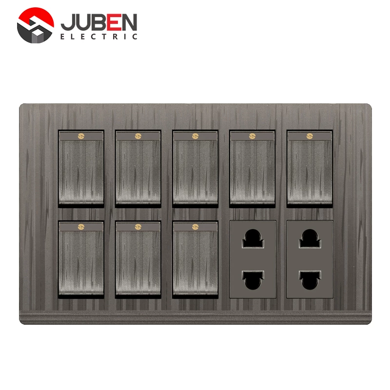 8 GANG + 2 SOCKET