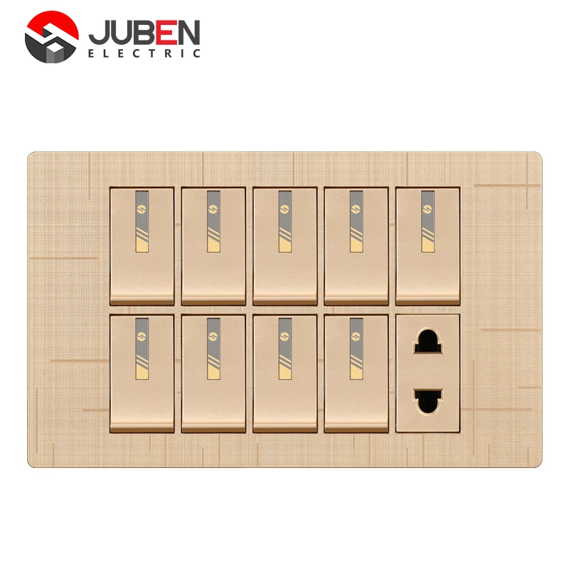 9 GANG + 1 SOCKET