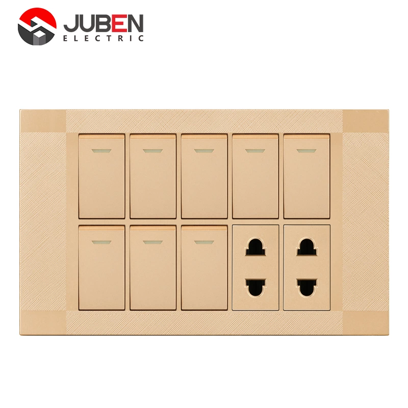 8 GANG + 2 SOCKET