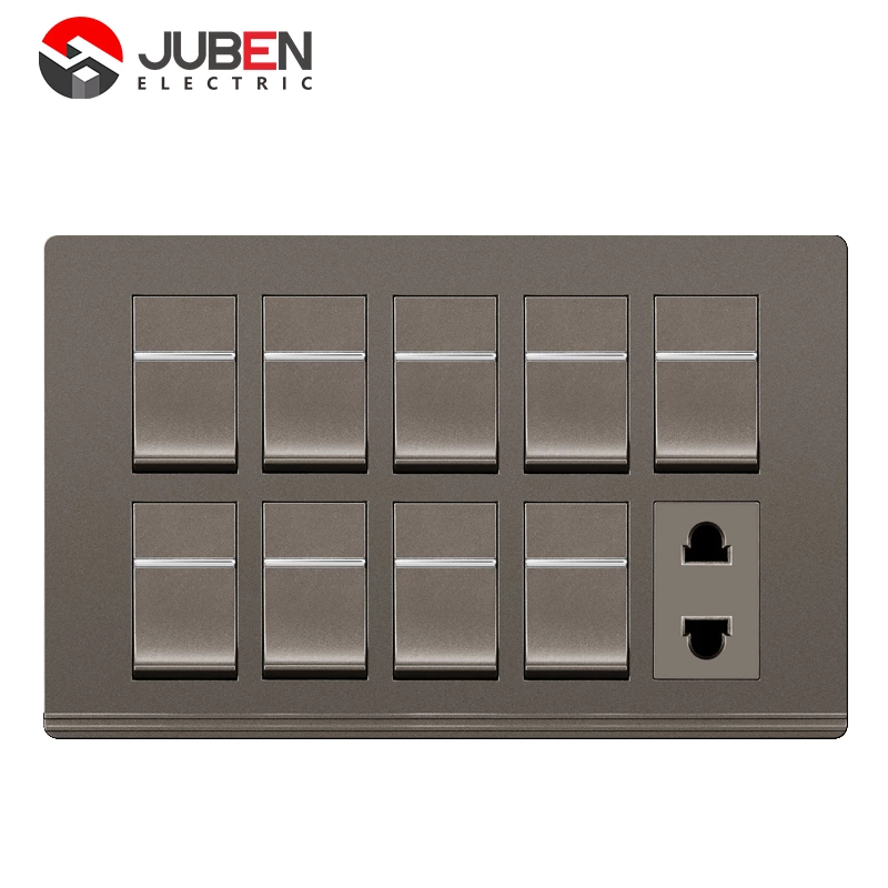 9 GANG + 1 SOCKET