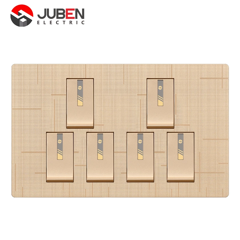 6 GANG 1 WAY SWITCH