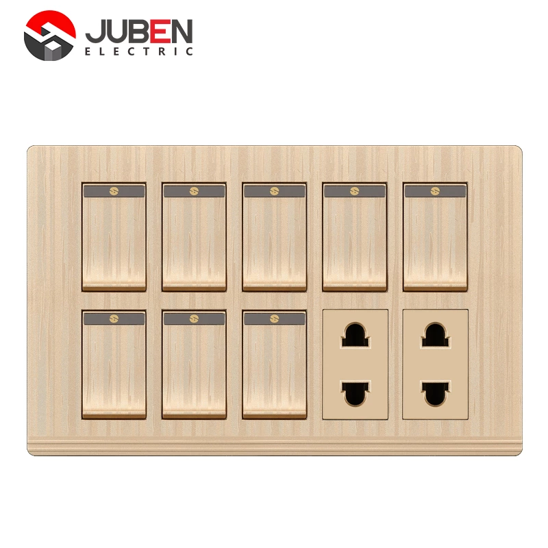 8 GANG + 2 SOCKET
