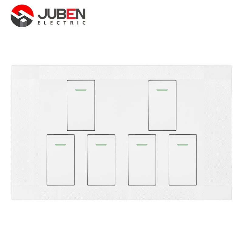 6 GANG 1 WAY SWITCH