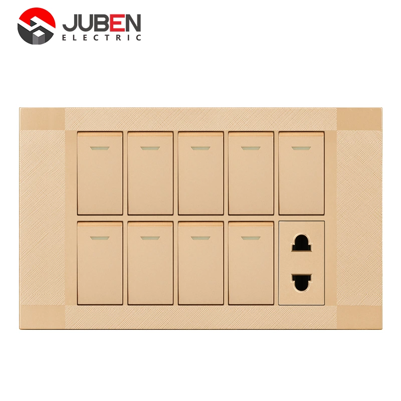 9 GANG + 1 SOCKET