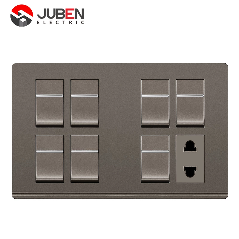 7 GANG + 1 SOCKET