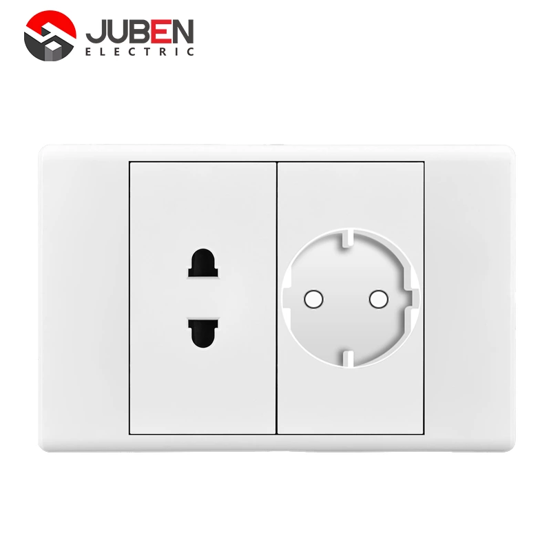 16A Germany Socket 2 Pin Socket