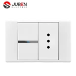 1 GANG 1 WAY SWITCH ITALIAN SOCKET
