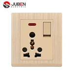 1 GANG + 16A SOCKET + MF SOCKET WITH INDICATOR
