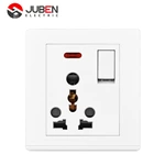 1 GANG + 16A SOCKET + MF SOCKET WITH INDICATOR