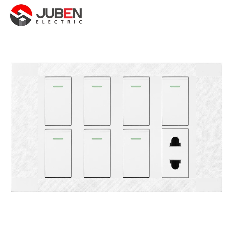 7 GANG 1 SOCKET