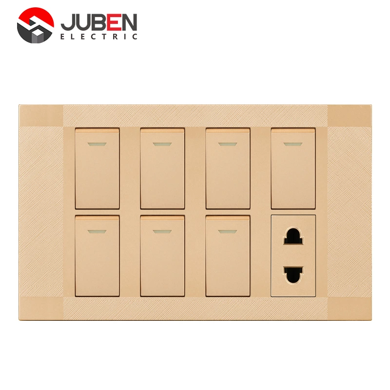 7 GANG + 1 SOCKET