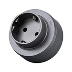 Aluminum Wall Track Socket Recessed Track EU Removable Modular Power Rail Plug System Desktop Power Socke