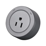 Aluminum Wall Track Socket Recessed Track EU Removable Modular Power Rail Plug System Desktop Power Socke