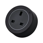 Aluminum Wall Track Socket Recessed Track EU Removable Modular Power Rail Plug System Desktop Power Socke
