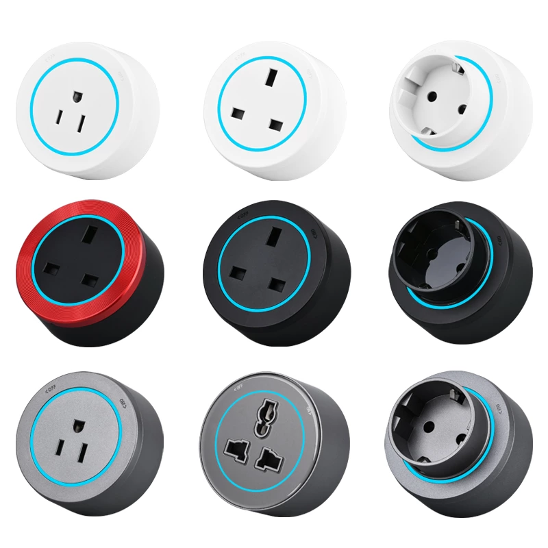 Aluminum Wall Track Socket Recessed Track EU Removable Modular Power Rail Plug System Desktop Power Socke