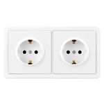 2 GANG  SCHUKO SOCKET